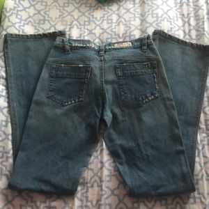 Women Blue jeans joy jeans size 9 42 inches long